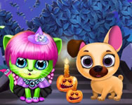 Scary makeover halloween pet salon cics HTML5 jtk
