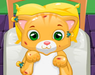 Cute cat doctor cicás HTML5 játék