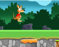 Jumpy kangaroo cicás HTML5 játék