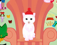 White Kitty dressup online játék